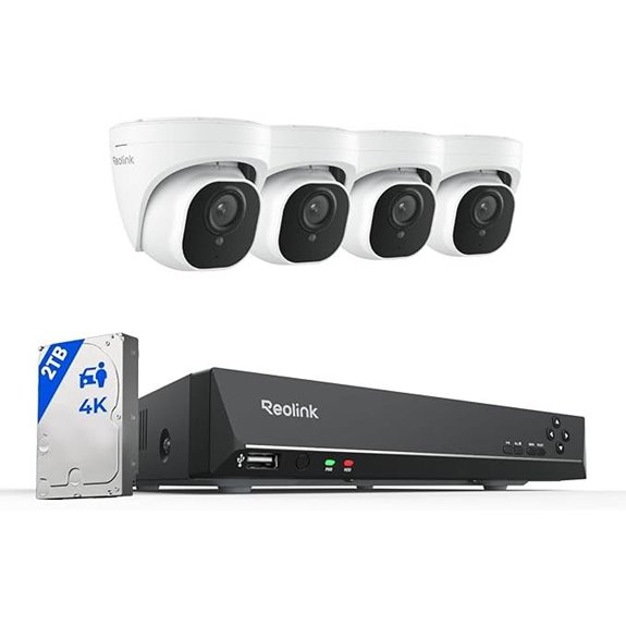 REOLINK 4K Security Camera System with 2TB HDD