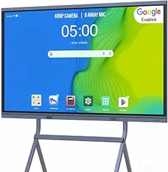 Interactive 65 4K UHD Smart Whiteboard with Camera