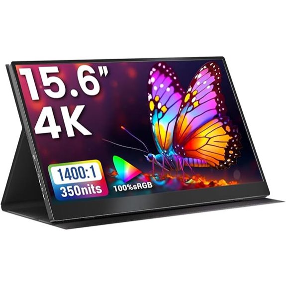 Portable 15.6 4K UHD Monitor with USB-C & HDMI