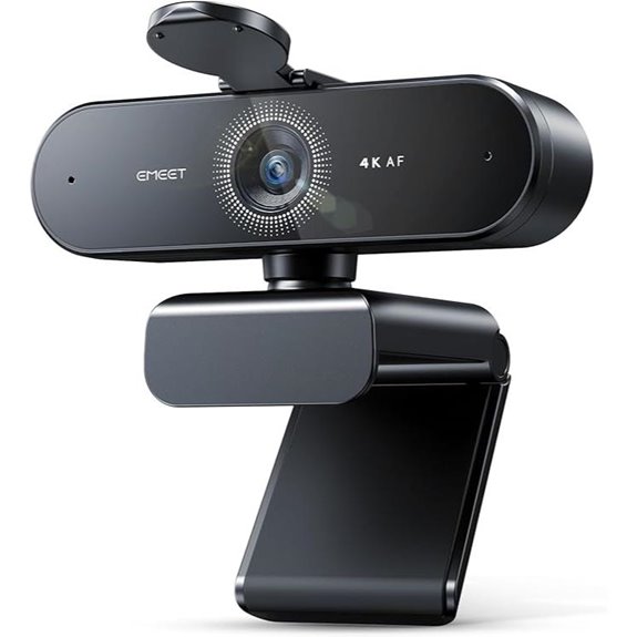 EMEET NOVA 4K Webcam with Autofocus and Noise Mic