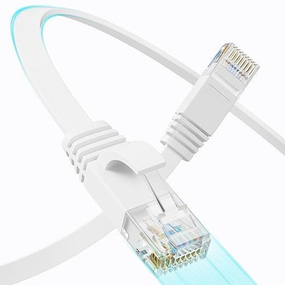 Cat 6 Flat Ethernet Cable 50FT High-Speed UTP