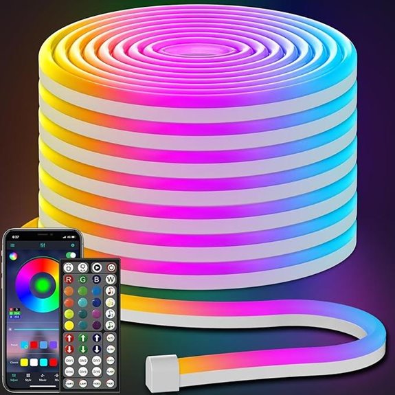AILBTON 50FT LED Neon Rope Lights with App Control