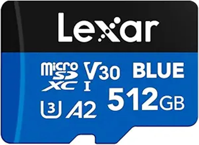 Lexar 512GB Micro SD Card with Adapter