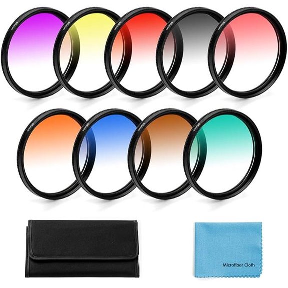 55mm Color Filter Kit for DSLR Cameras