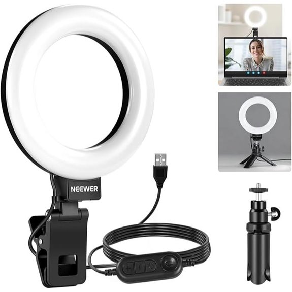 NEEWER 5 Ring Light for Video Streaming and Calls