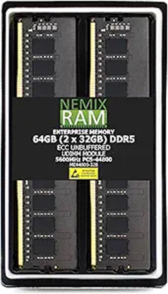 NEMIX 64GB DDR5 5600MHZ RAM Memory Kit