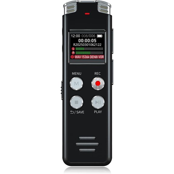 EVISTR 64GB Voice Recorder with USB & MP3