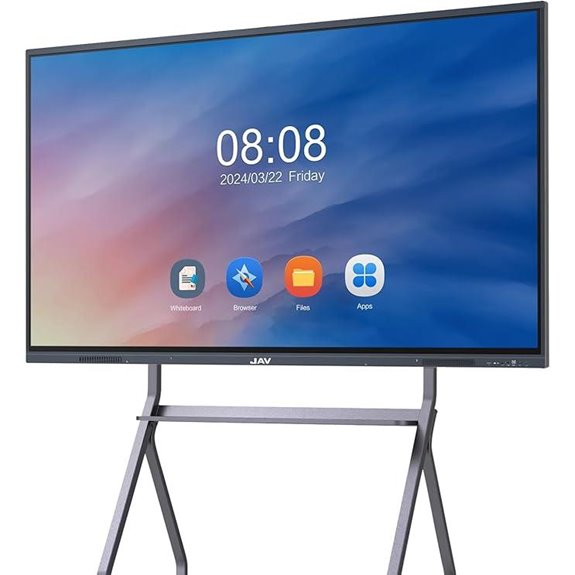 JAV 65-Inch Interactive Smart Whiteboard Wall Mount