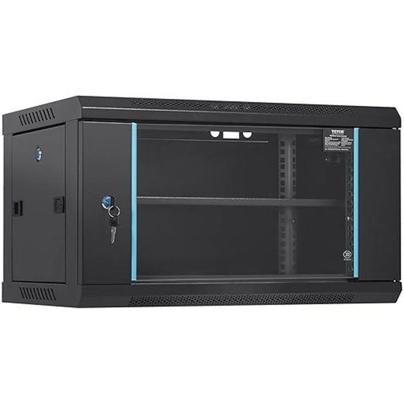 VEVOR 6U Wall Mount Server Cabinet with Lock