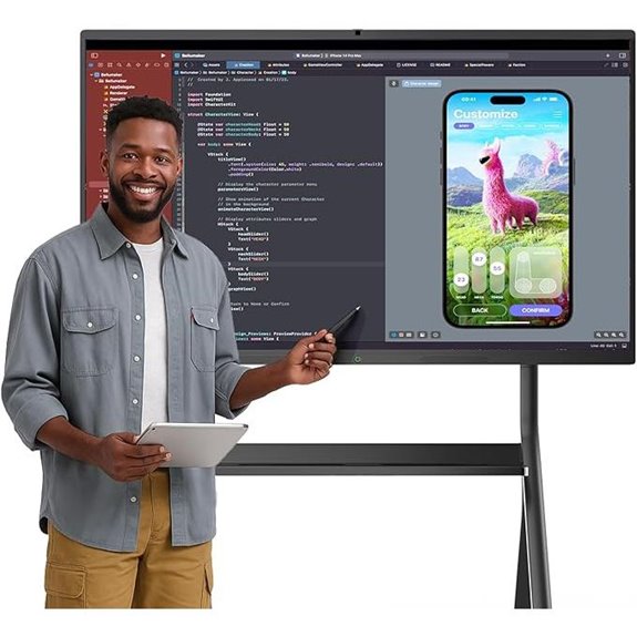 75 4K Touchscreen Smart Board with Android 13