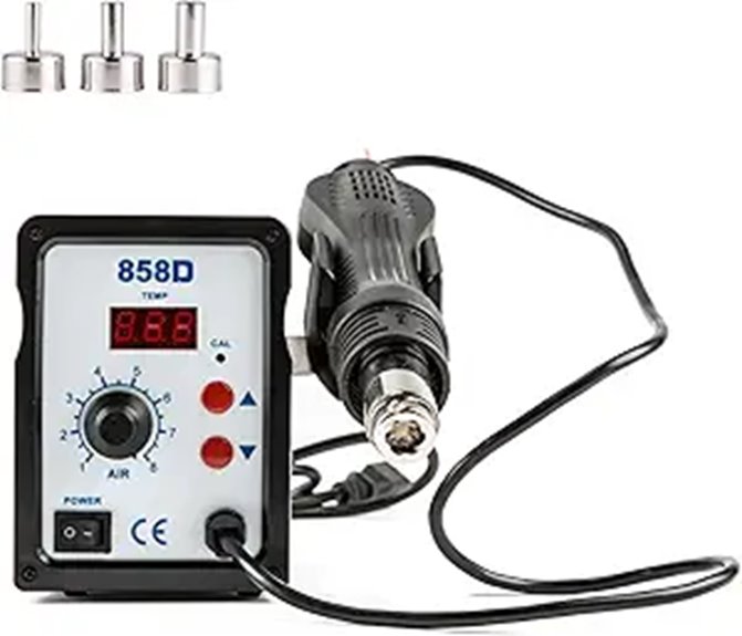 CREWORKS 858D SMD Rework Station with Hot Air