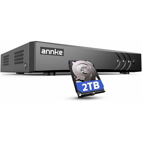 ANNKE 3K Lite 8CH Digital Video Recorder with 2TB HDD