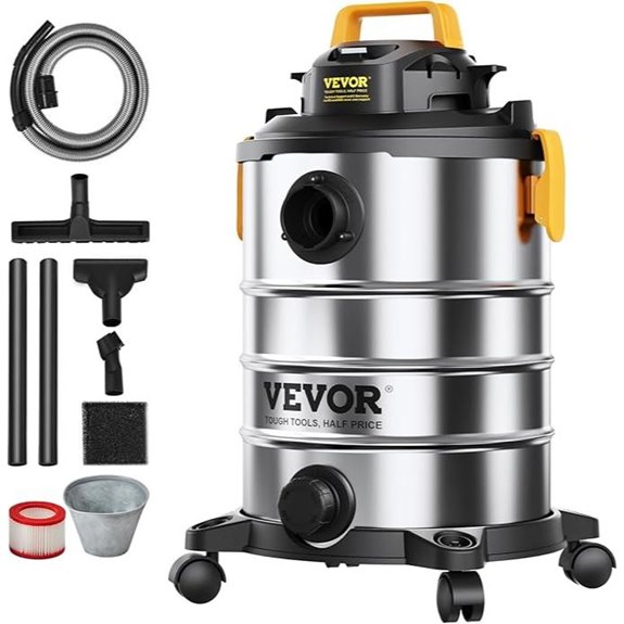 VEVOR 8-Gallon Wet & Dry Shop Vacuum with Attachments