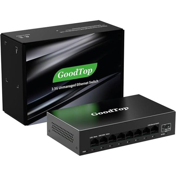 8-Port 2.5Gb Unmanaged Ethernet Switch with SFP