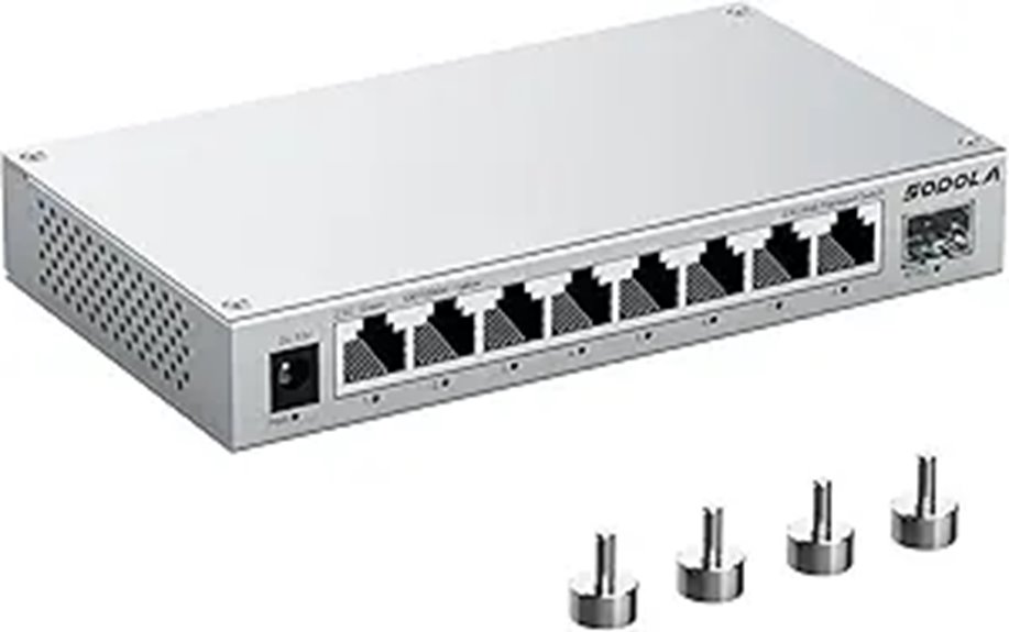 8 port 2 5gb managed switch