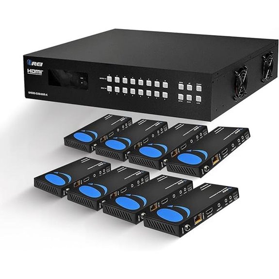 OREI 8x8 4K HDMI Matrix Switcher Extender