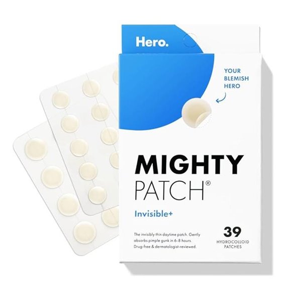 Mighty Patch™ Invisible+ Acne Pimple Patches (39 Pack)