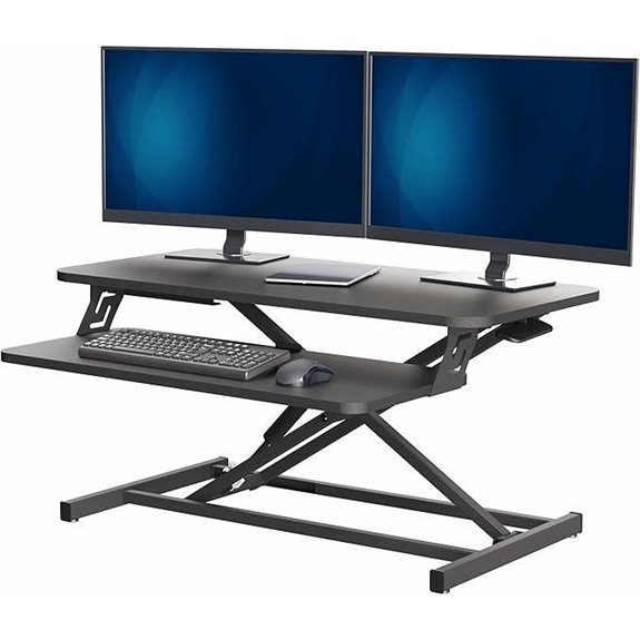 VIVO 32-inch Adjustable Sit-Stand Desk Converter