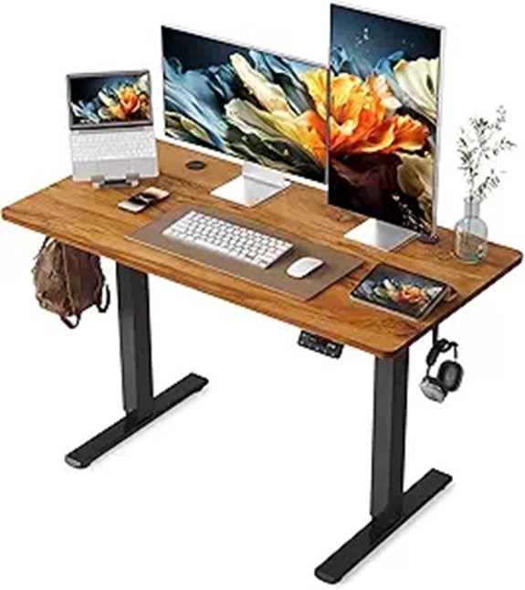 YIHAYO Electric Standing Desk 48x24 Adjustable Height