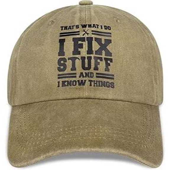 Cotton Baseball Cap Adjustable Mens Gifts Ideas for Birthday