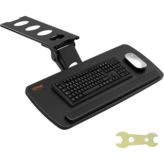 VEVOR Under-Desk Adjustable Keyboard Tray