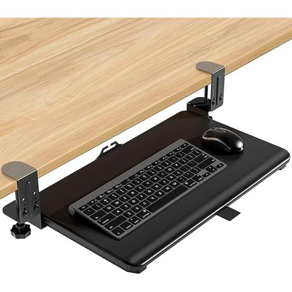 YOMT Adjustable Under-Desk Keyboard Tray