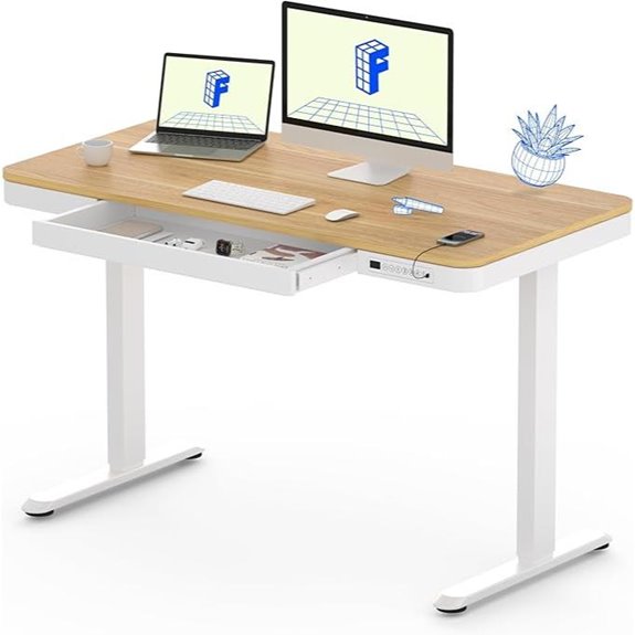 FLEXISPOT Comhar Electric Standing Desk with Storage