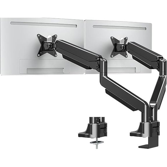 adjustable dual monitor mount