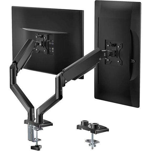WALI Dual Monitor Mount for 17-32 Inch Screens