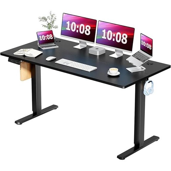 Smug Adjustable Electric Standing Desk for Work and Gaming