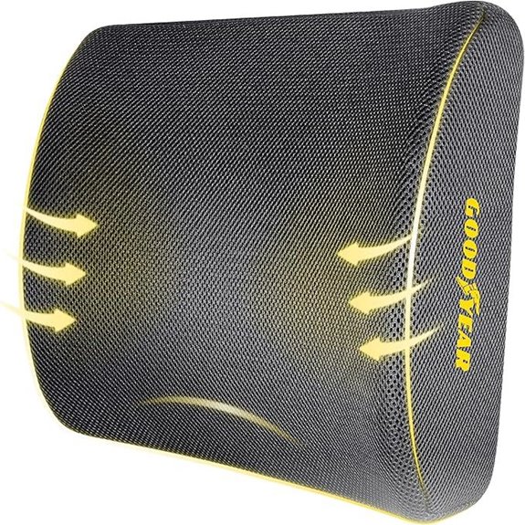 Goodyear Lumbar Support Pillow with Adjustable Strap