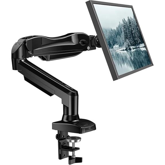 HUANUO Single Monitor Mount for 13-32 Inch Monitors