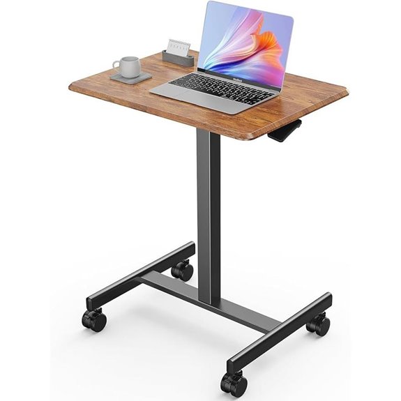 Sweetcrispy Portable Standing Laptop Desk
