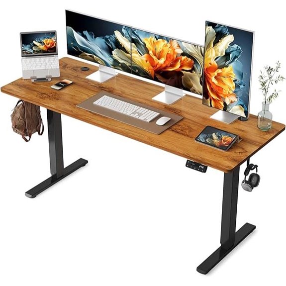 YIHAYO Electric Standing Desk with Splice Board