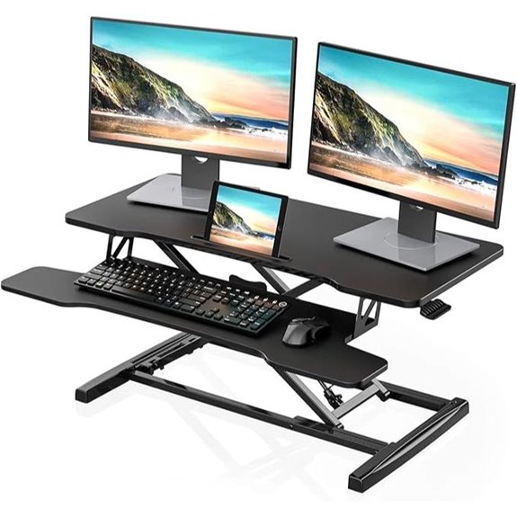 FITUEYES Height Adjustable Standing Desk Converter