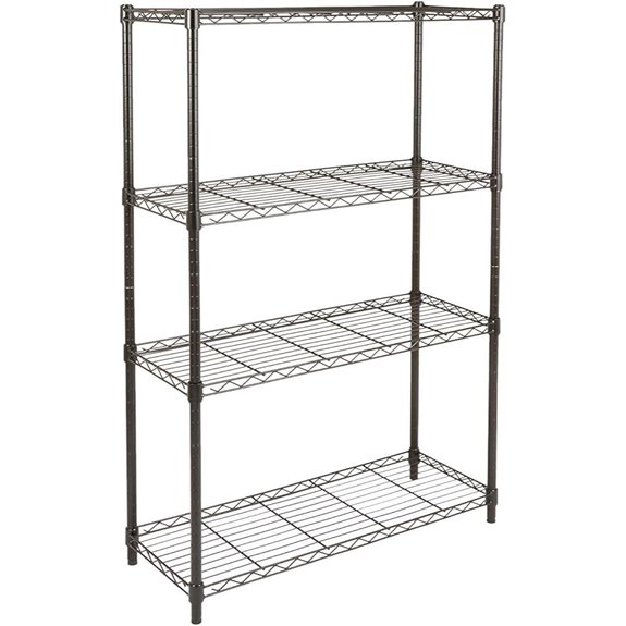 Amazon Basics Adjustable Steel Wire Storage Shelving