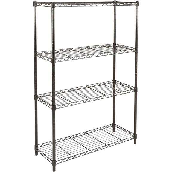 Amazon Basics Adjustable Steel Wire Storage Shelving