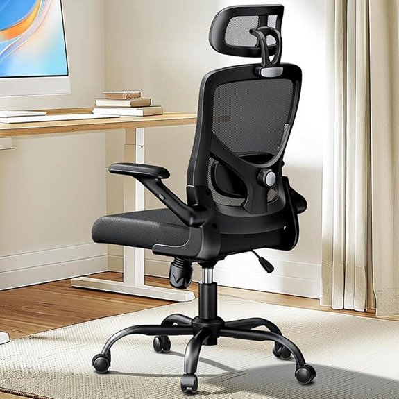 Marsail Ergonomic Mesh Office Chair with Adjustable Support