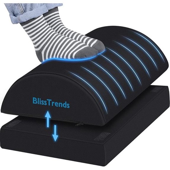 BlissTrends Adjustable Under Desk Foot Rest