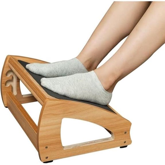 StrongTek Ergonomic Under Desk Footrest with Adjustable Heights