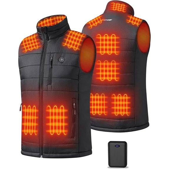 Men's Heated Vest with 16000mAh Battery