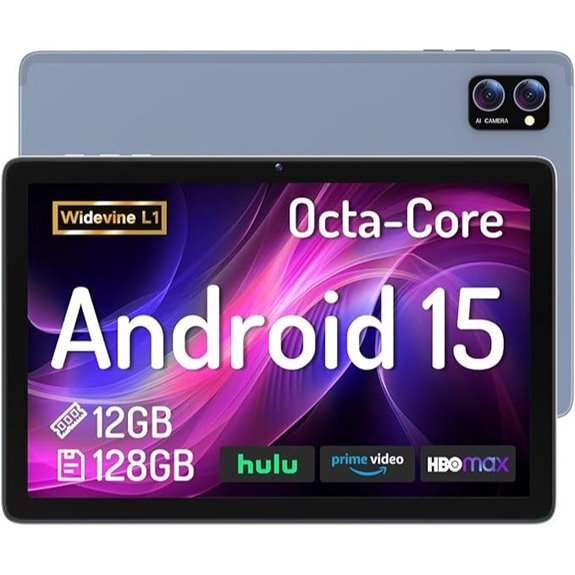 Android 15 Tablet 10.1 with 12GB RAM & 128GB Storage