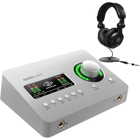 Apollo Solo Heritage Edition Audio Interface with Headphones