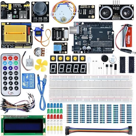 Arduino UNO R3 Starter Kit with Breadboard & Modules