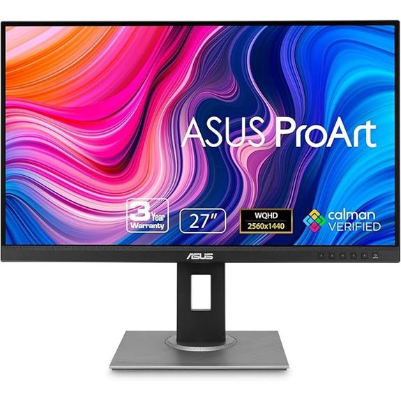 ASUS ProArt 27” WQHD Monitor IPS Adjustable