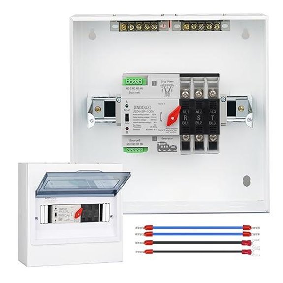 100A Automatic Transfer Switch with Metal Box