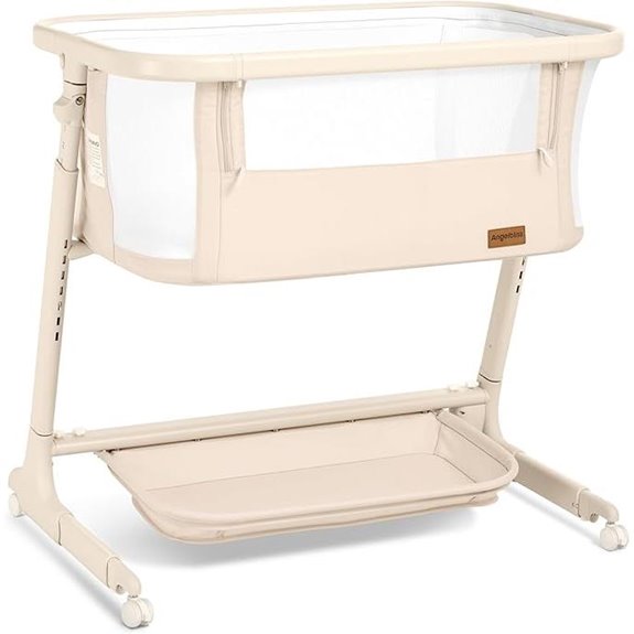 Electric Baby Bassinet with Auto Rocking and Touch Control