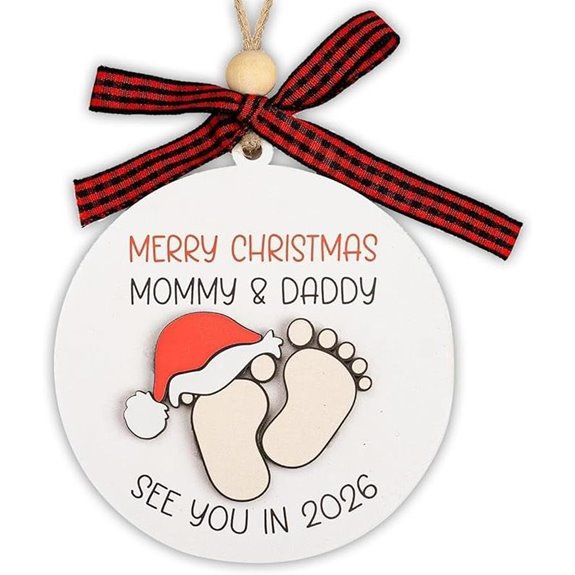 Baby Expecting 2025-2026 Ornament for Parents