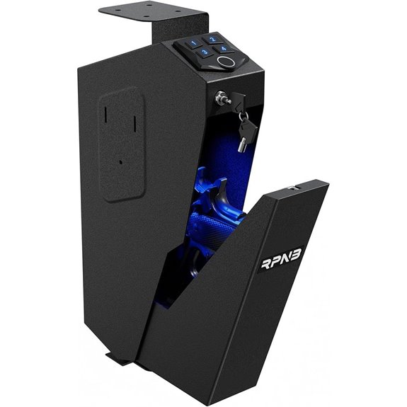 RPNB Mounted Gun Safe with Biometric Lock