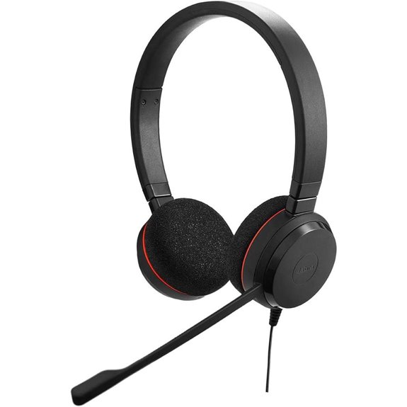 Jabra Evolve 20 UC Wired Headset Black